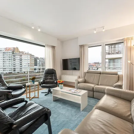 Ruim En Luxueus App Met Zeezicht En Garage - 8p Lejlighed Knokke-Heist
